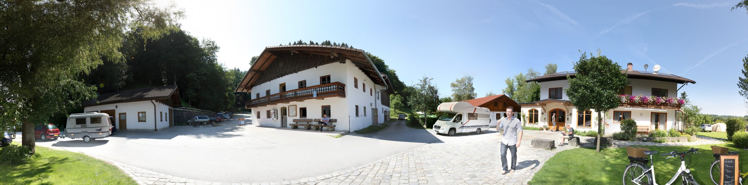 Camping-Stein-Zufahrt-Rezeption-Panorama