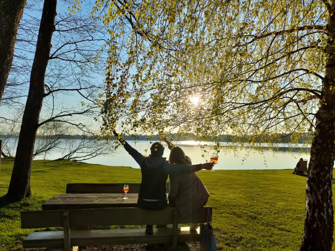 Camping-Stein-Sonneuntergang