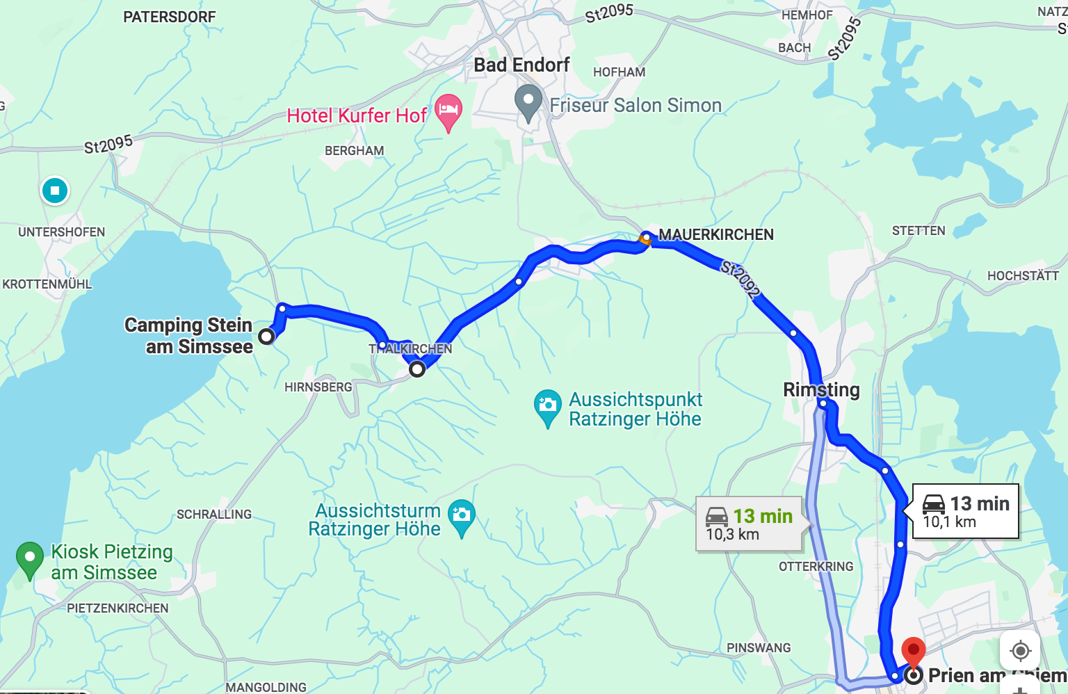 Zufahrt-frei Google-Maps-Prien