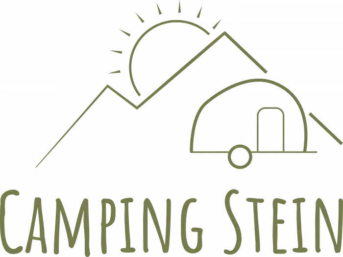 Camping Stein Logo - dunkelgrün Camping zwischen Bergen und Seen