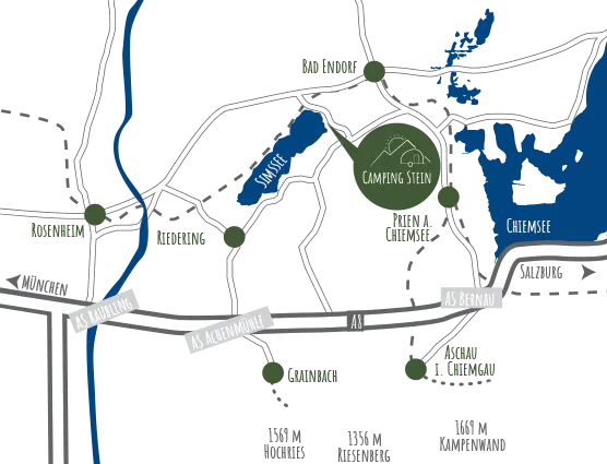 Lageplan - Camping Stein am Simssee